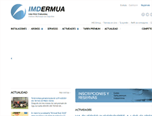 Tablet Screenshot of imdermua.com